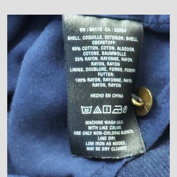 Anthropologie Maeve Dress Corduroy Winchester Blue Tie Front Button Shirt Dress - Picture 10 of 16